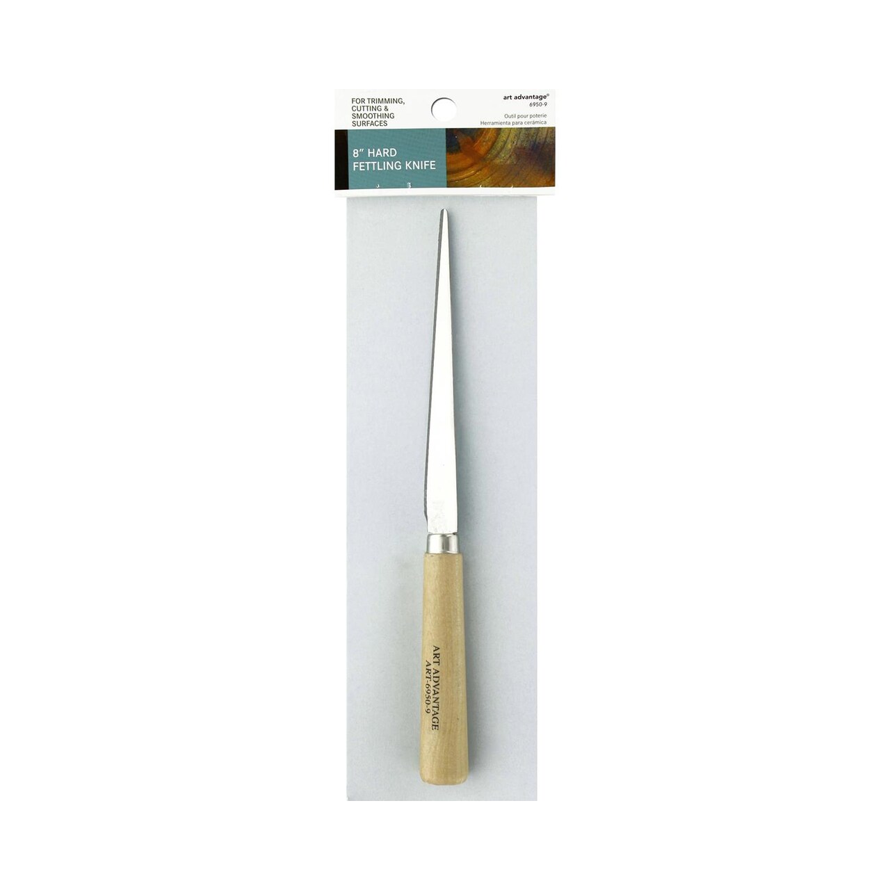 Art Advantage Fettling Knife 8" - Clay & Pottery Knife for Ceramic Craft, Sculpting, Trimming, Shaping, and Carving in Pottery, Clay, and Ceramic Projects